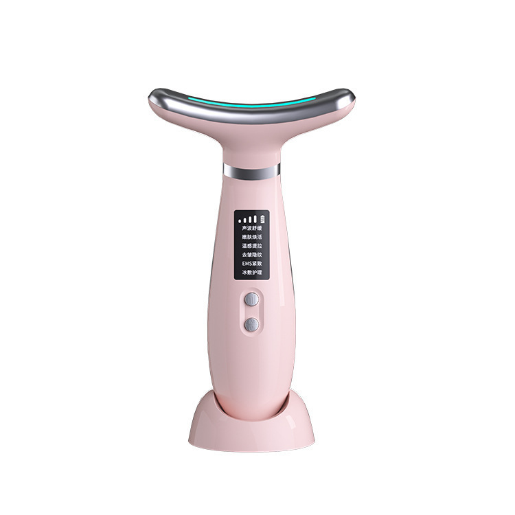 Nuevo dispositivo de hielo transfronterizo, dispositivo de belleza del cuello, dispositivo de belleza del cuello, dispositivo de estiramiento del cuello, masaje facial