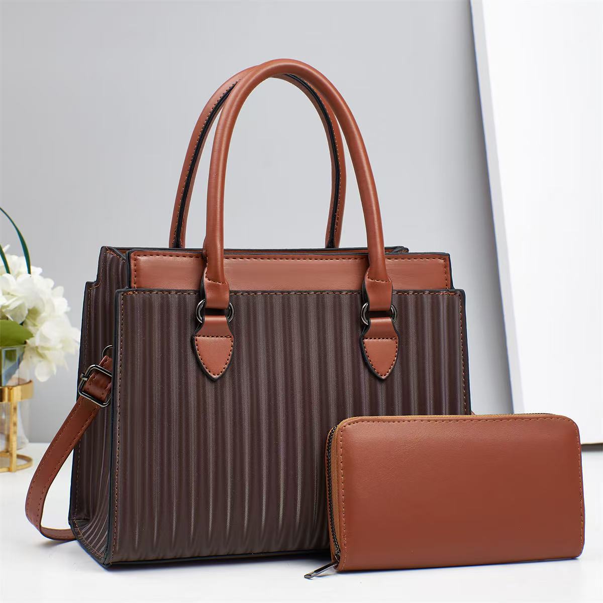 Temperamento nuevo bolso coreano 2025, bolso de hombro hermoso, bolso de mujer, bolso de mujer, bolso grande, mujer