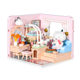Accumulated 885001-885008 history is a group of meow building blocks street scene assembled tide play ornaments small particle toys