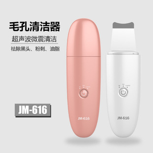 Cross-border direct supply ultrasonic beauty skin scraper to blackhead and acne removal skin scraper introduction instrument portable household