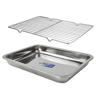 Stainless Steel Oil Draining Net Plate Frying Oil Control Rack Drain Rack Oil Filter Plate Dusting Powder Barbecue Mesh Baking Zhao