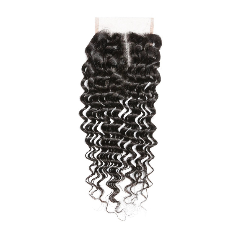 4*4 high-definition transparent lace wig, real human hair piece, in stock in Xuchang, hot-selling in Europe and America 4*4 high-definition transparent lace wig, real human hair piece, in stock in Xuchang, hot-selling in Europe and America