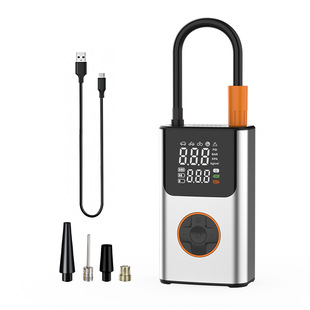 Portable Mini Bicycle Electric Tire Pump Air Pump Handheld Wireless Charging Digital Display Car Air Pump