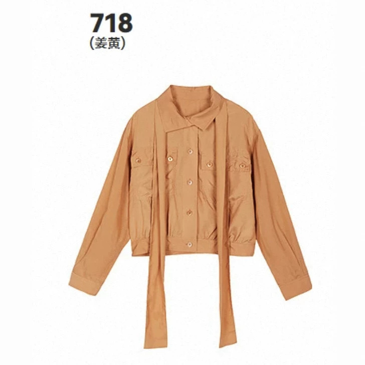 Brand new!! Only one batch!! Store 1995+! Same style as in the mall, 2026 autumn new ribbon jacket