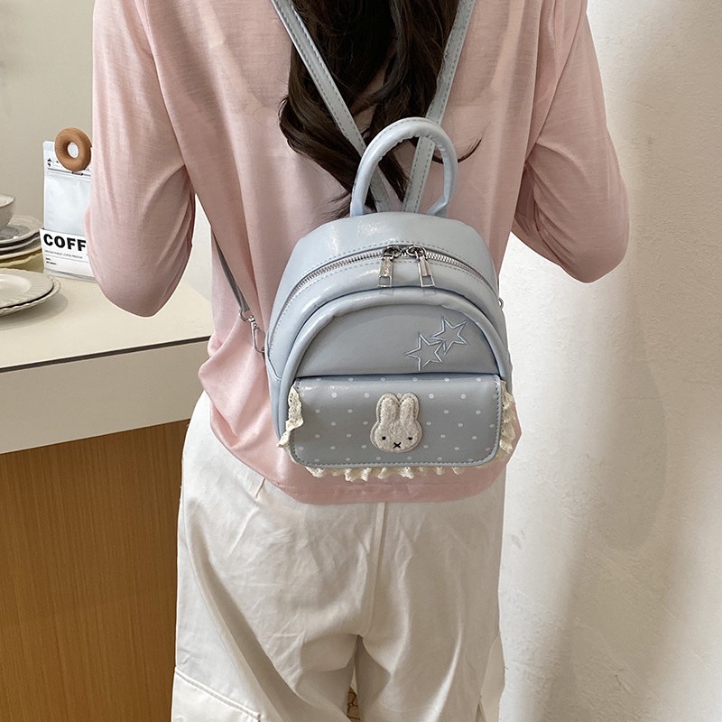 Cute conejo mini ultrafuego 2026 mochila de alta belleza mochila de mujer versátil tarjeta de verano de la escuela de aire nuevo
