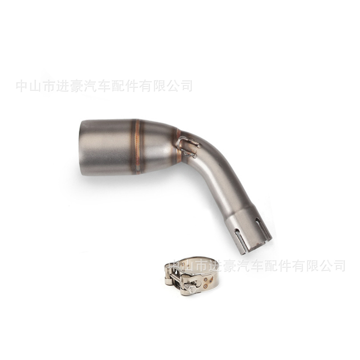 Motorcycle Exhaust Pipe Modification Tnt125 Front Section Middle Section Stainless Steel Front Exhaust Tail Section Factory Direct Sale