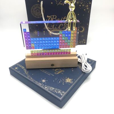 化学元素周期表实物摆件创意礼物化学元素周期表实物摆件双语化学|ms