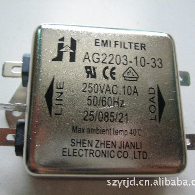 深圳永锐机电供电源通用型滤波器 AG2203-10-33高性能滤波器厂家