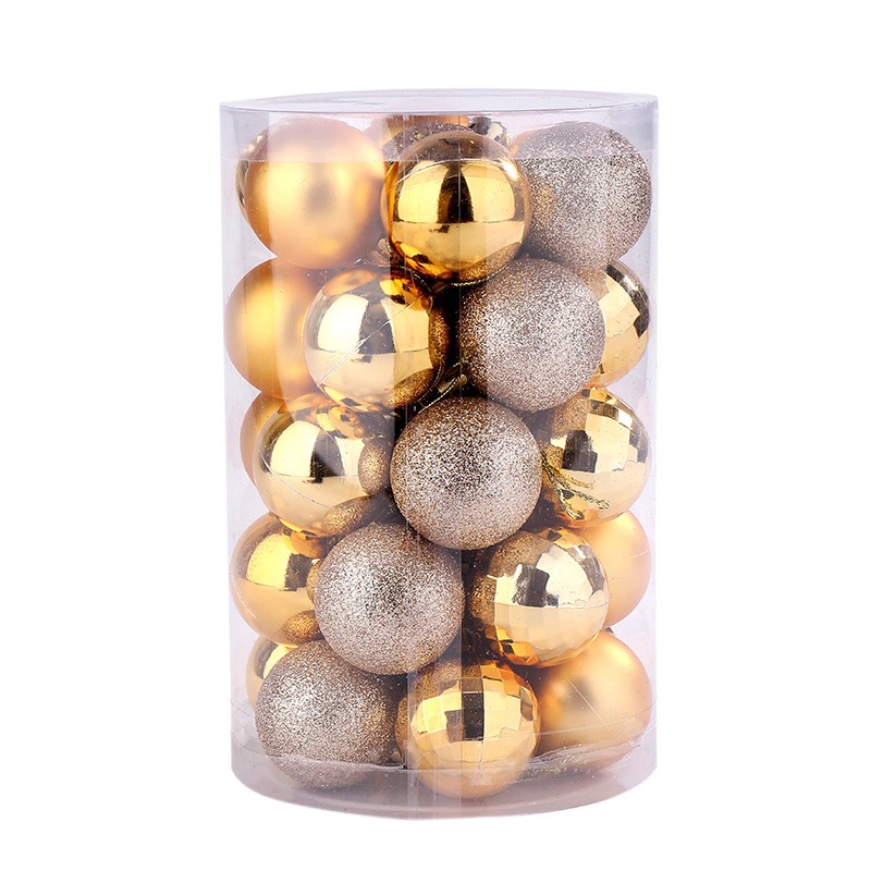 Amazon 34 bolas de Navidad traje 4cm Decoraciones de Navidad árbol de Navidad bolas decorativas bolas de forma especial
