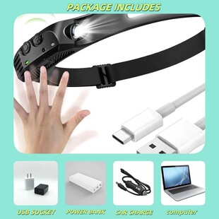 M 51340 COB Headlamp for Outdoor Activities �����^�� ��