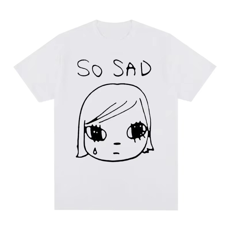 Cross-Border European Size Summer T-Shirt Sosad Retro Print Party Women's Fashion New Style Versatile Fashion O-Neck T-Shirt Cross-Border European Size Summer T-Shirt Sosad Retro Print Party Women's Fashion New Style Versatile Fashion O-Neck T-Shirt