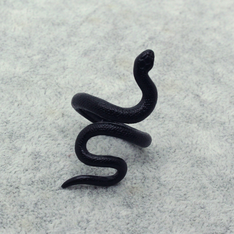 Bague Serpent Ajustable À Ouverture Rétro display picture 1