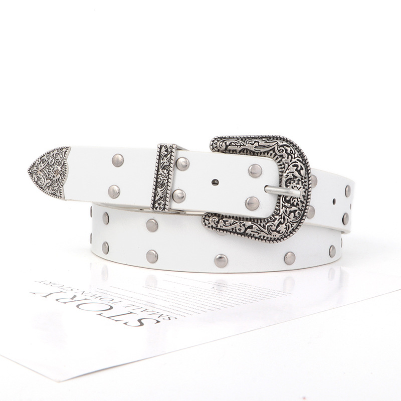 Cinturón Punk para Mujer de Cuero PU con Hebilla de Aguja para Jeans image 8