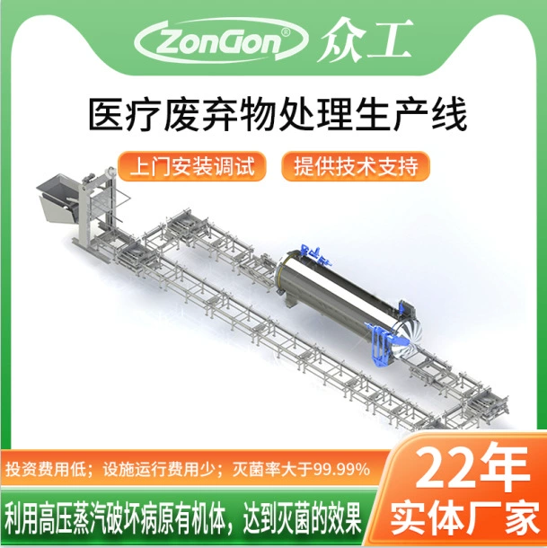 Компания по переработке медицинских отходов Weifang Производитель медицинского оборудования для переработки медицинских отходов