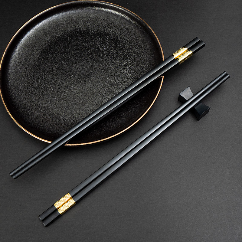 habo alloy chopsticks children home non-slip high temperature resistant food sharing alloy chopsticks family new one-person chopsticks wholesale