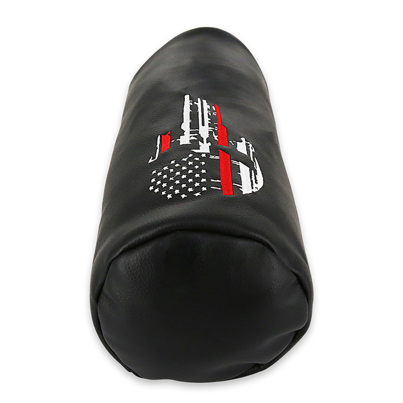 Cubierta de tapa de cilindro de cráneo de varilla de madera cubierta de tapa de club de golf cubierta de tapa de palo de hierro de madera cubierta de tapa protectora