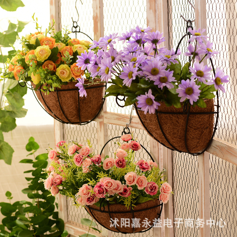 创意客厅墙面装饰挂件墙壁ins仿真植物 壁挂北欧卧室餐厅墙上饰品