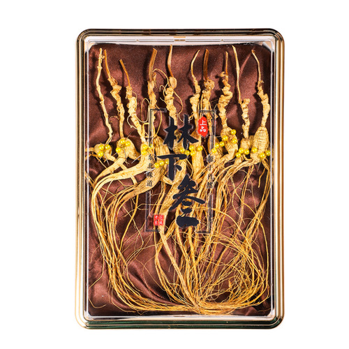 林下参 山参礼品盒装10枝整枝长白山林下参干货滋补泡酒煲汤批发