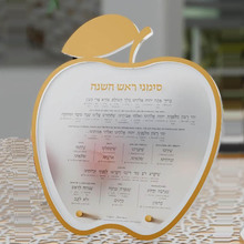 �������q̫����ʳƷ�O��չʾ��Acrylic Apple Simanim Card���տ�