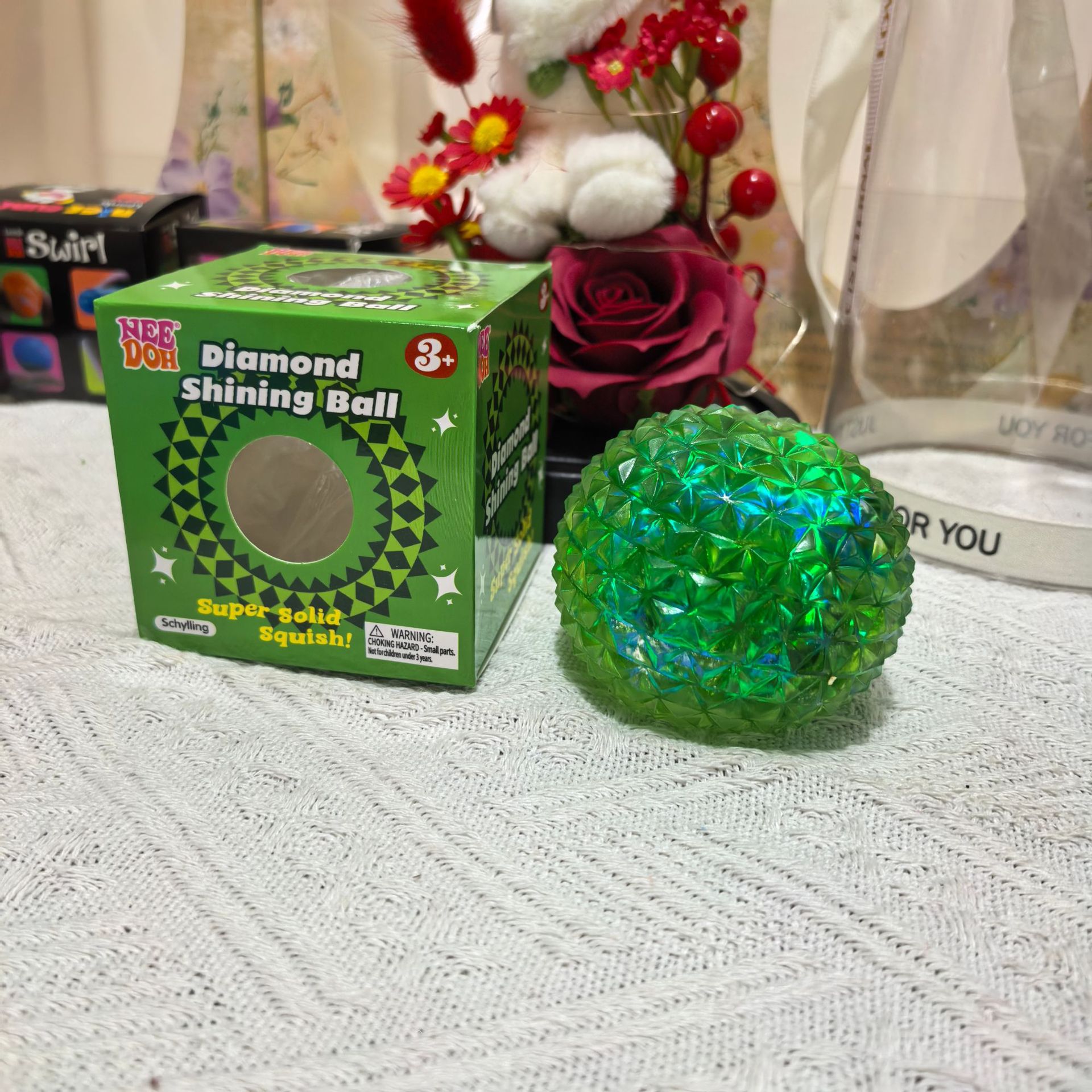 Diamante de malta esfera verde (175 g)