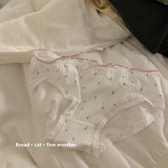 日系內褲女純棉少女學生低腰全棉檔可愛透氣舒適三角褲夏季批發