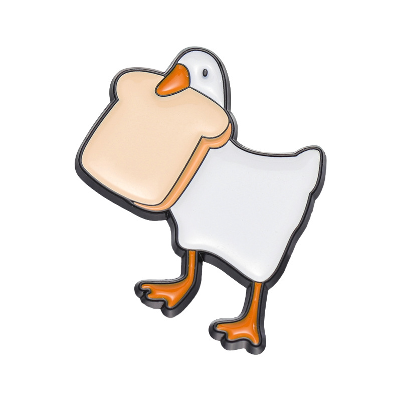 Cute Style Cute Pin Duck Alloy Stoving Varnish Unisex Brooches