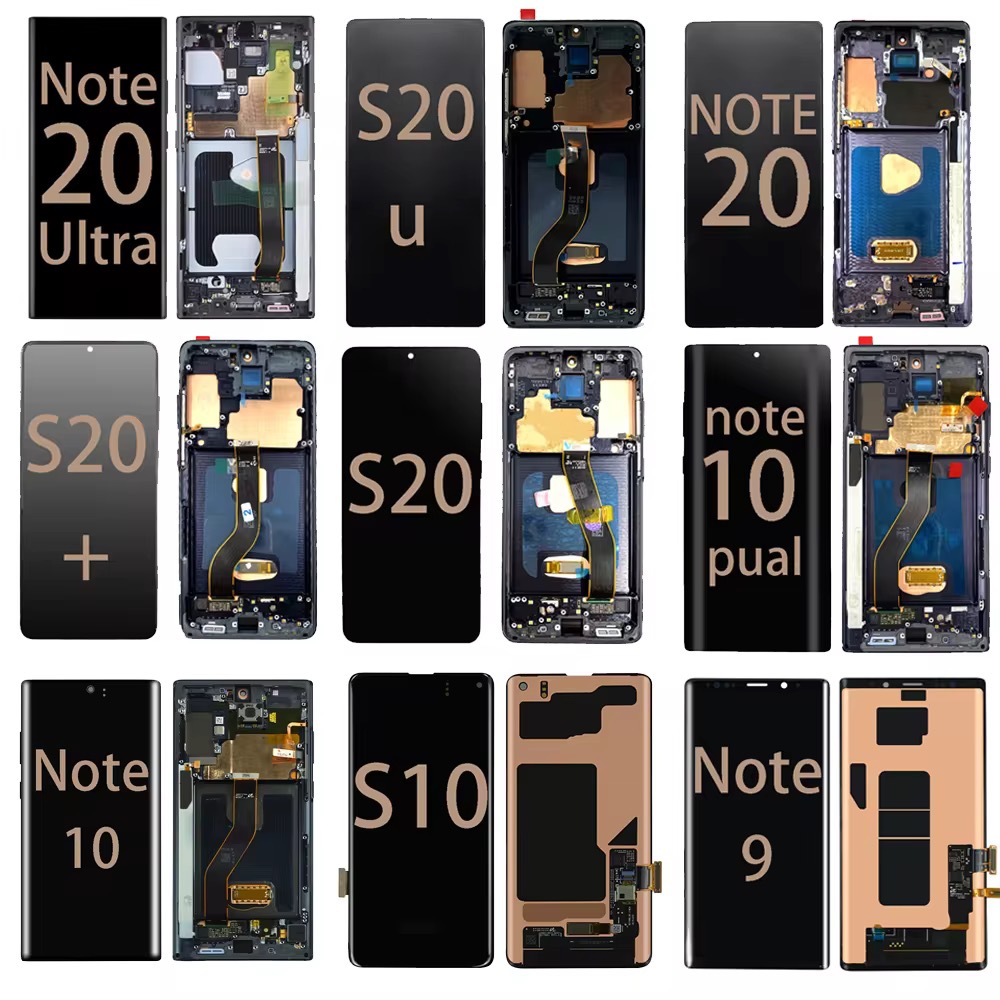 Aplicable a Samsung Curved Screen Original ORI S22 S23 S24 S25 S25U Asamblea de pantalla LCD de teléfono móvil