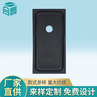 Black wet pressure paper tray customizable pulp molding packaging electronic products hardware boutique crafts factory direct