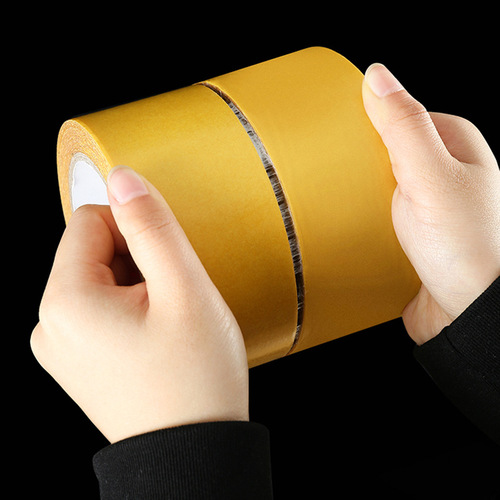 Grid double-sided adhesive tape base yellow high tack no residue strong hotel exhibition carpet fixing tape