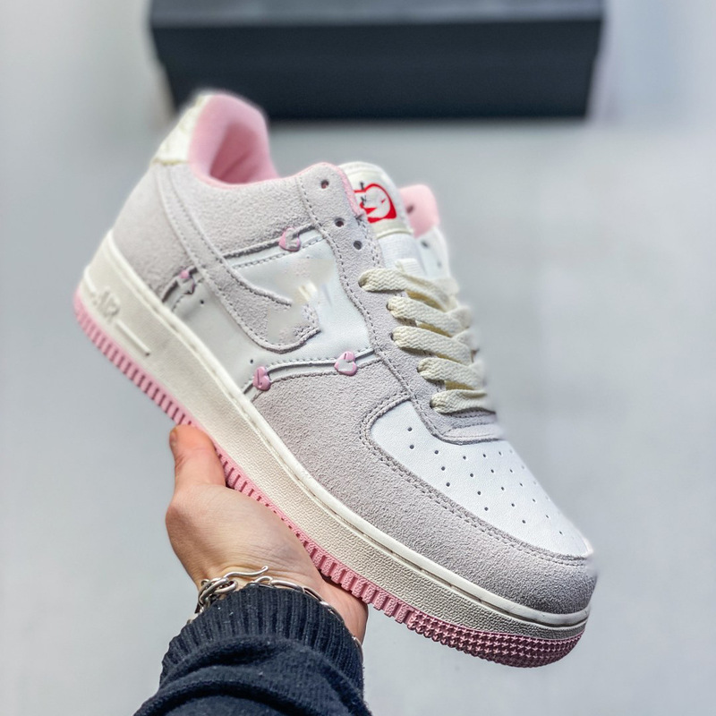 Putian Af1 Thick-Soled Height-Increasing White Sneakers for Men and Women, Air-Cushioned Casual Sneakers, Air Force Year of the Snake Valentine's Day Sports Trendy Shoes