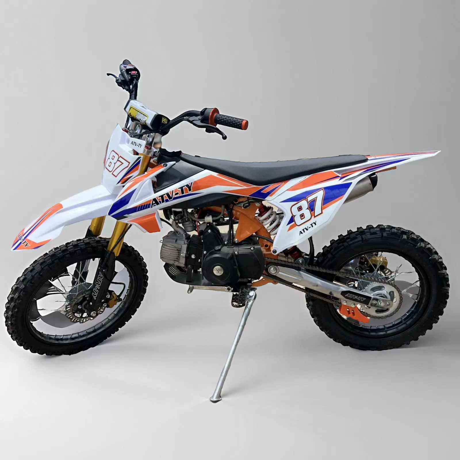 Шанглянг K65 внедорожный мотоцикл 125cc мощность для всессезонной гонки на пересеченной местности впереди 17 дюймов и 14-дюймовые мотоциклы