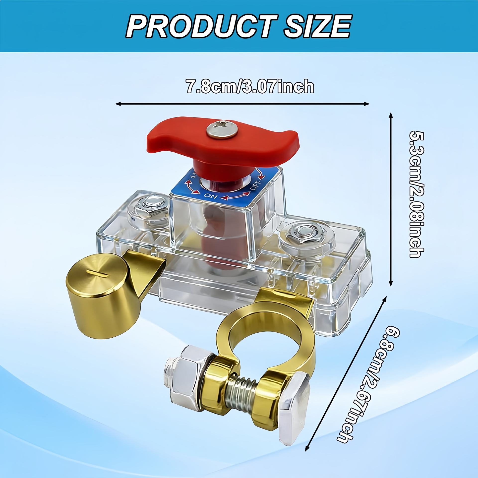 Car battery power-off switch, leakage protector, intelligent power main switch, manual/automatic circuit breaker to prevent battery drain