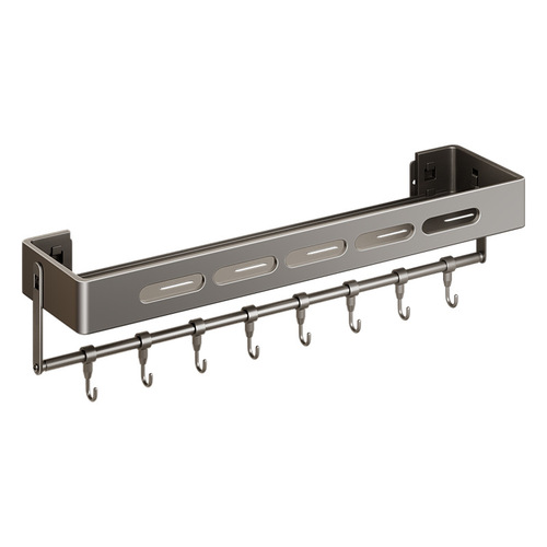 Gun ash toilet shelf punching free bathroom toilet hand washing bathroom washstand wall-mounted wall shelf