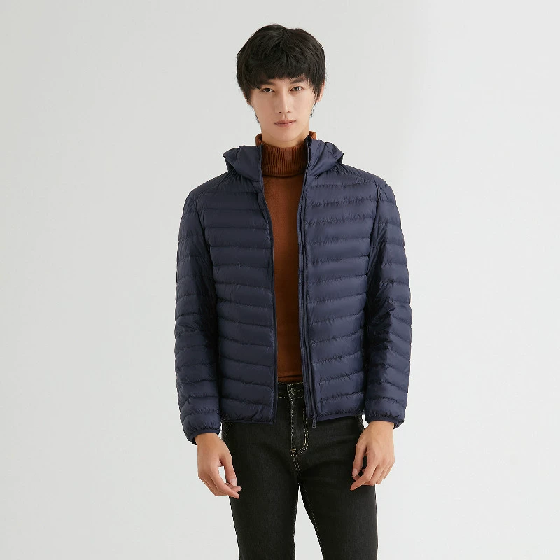 寒冬思羽 Velvet light and thin down jacket, hoody, plus size