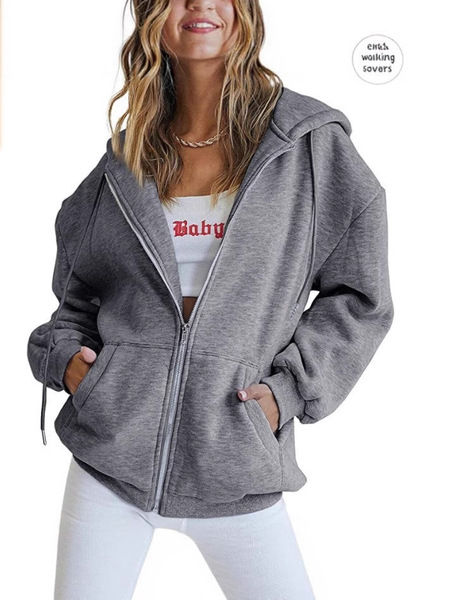 quality sports hoody for leisure with zipper