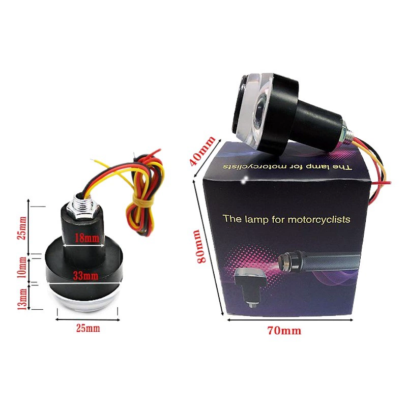 Источник производитель мотоцикла светодиодный руль дневные ходовые огни указатель поворота 12 В модифицированный двухцветный свет руля блокирующий краевой сигнальный свет