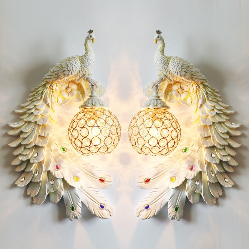 910 medium antique white pair