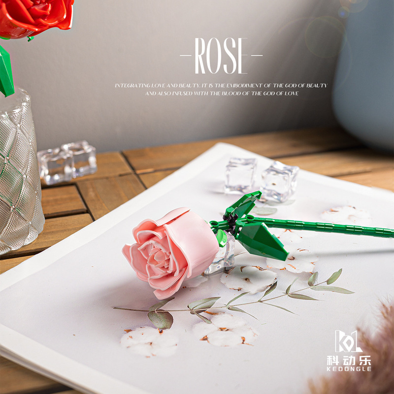 【メーカー直送】ゴッホの月光の花の家 積み木 ローズブーケ DIY 同型 女性教師向け ホリデーギフト|undefined