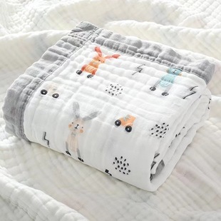 Baby Bath Towel Six-layer Cotton Gauze Summer Cool Quilt Newborn Blanket Children's Bath Towel Baby Bag Quilt Summer Batch