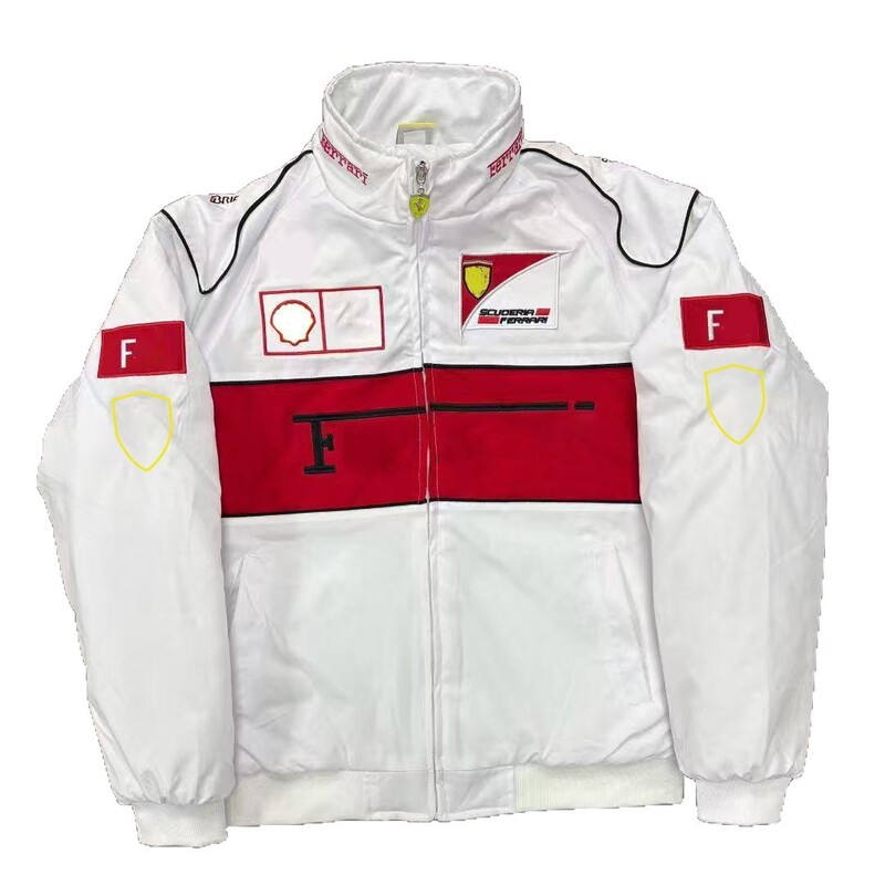 Cycling Waterproof F1 Special Edition Zipper Embroidered Racing Jacket Cross-Border Retro Motorcycle Riding Jacket Us Size Cotton Coat Cycling Waterproof F1 Special Edition Zipper Embroidered Racing Jacket Cross-Border Retro Motorcycle Riding Jacket Us Size Cotton Coat