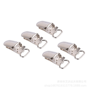 Factory direct pacifier clip 10mm Amazon hot non-adhesive mini clip duckbill buckle sheet buckle