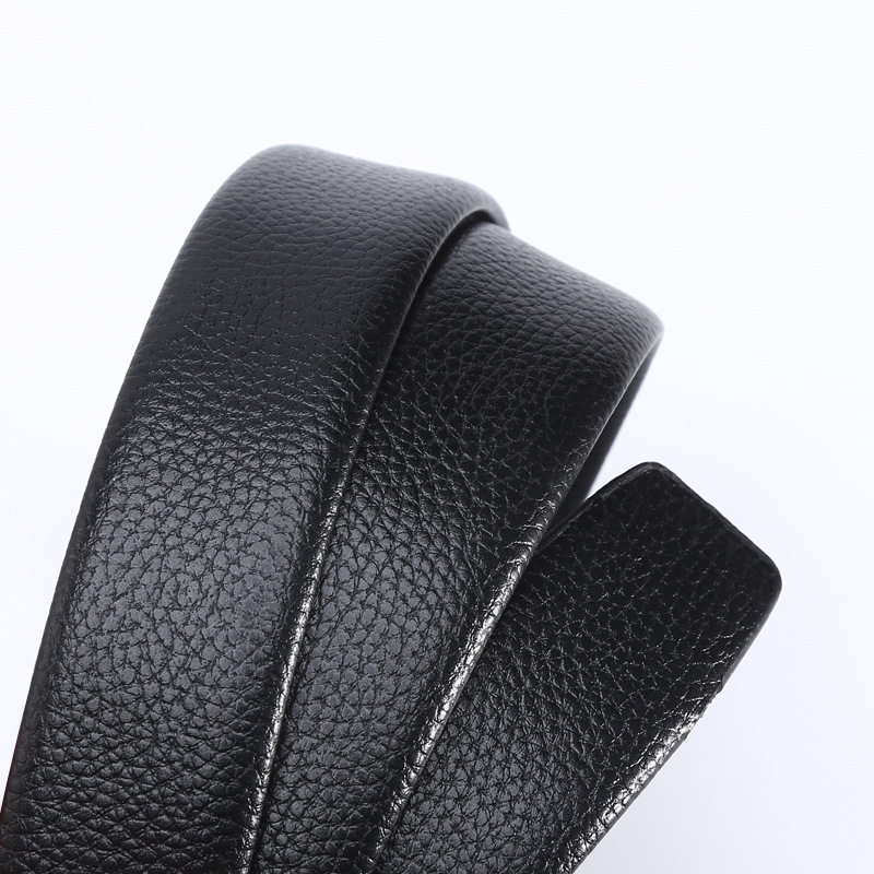 Nowy pasek męski wysokiej klasy automatyczny pasek z klamrą biznesowy nowy swobodny pasek do spodni temperament zegarek na rękę_voghion.com