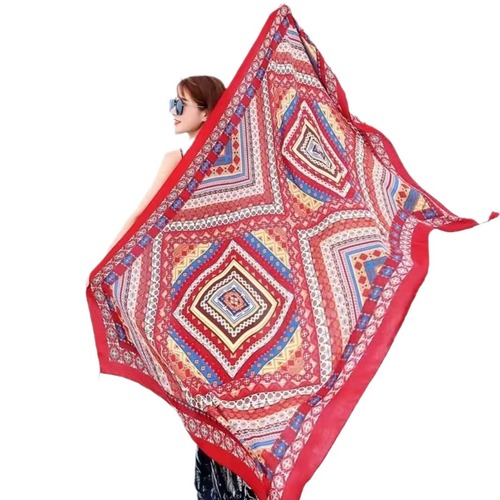 Ethnic style scarf sunscreen shawl for women with high-end sense Inner Mongolia, Xinjiang, Qinghai, Northwest Grassland Tourism Scarf