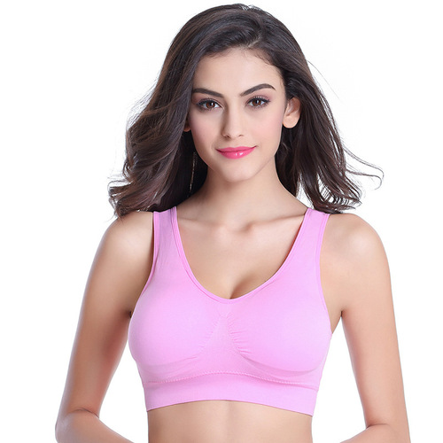 Seamless foreign trade wire-free bra breathable push-up sports breastfeeding yoga adjustable bra shock-proof underwear