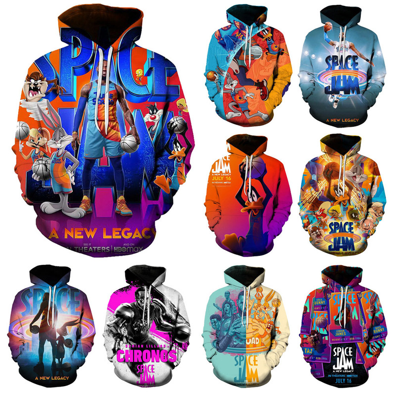 Air Slam Dunk 2 Scoring King James Movie 3D Print Pullover Loose Sweater Men's Hoodie Air Slam Dunk 2 Scoring King James Movie 3D Print Pullover Loose Sweater Men's Hoodie