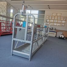 义务吊篮配件_电动吊篮提升机_汇洋建筑吊篮防卡绳提升机出售