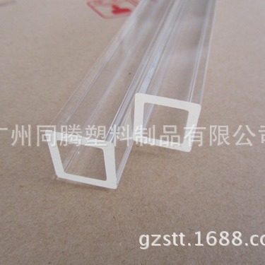 厂家供应亚克力有机玻璃浇铸管 方形管 金葱粉管PMMA浇铸管挤出管