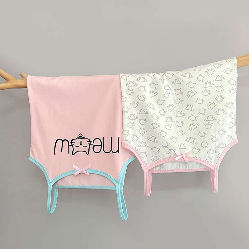 Wholesale Girls' Camisole Pure Cotton Spring and Autumn Little Girl's Bottoming Inner Wear Baby Belly Protection Top Summer Thin Style