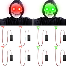 厂家直供电池盒发光灯线 激光发线圈万圣节氛围装饰led发光灯线