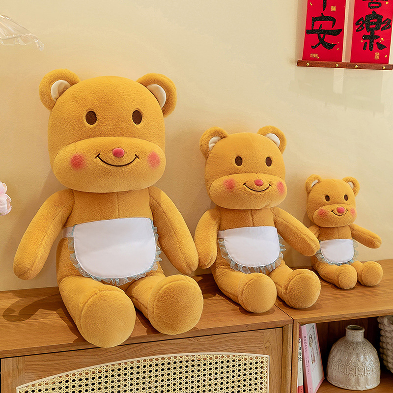 网红同款泰国黄油小熊毛绒玩具抱枕泰迪熊公仔布娃娃玩偶生日礼物
